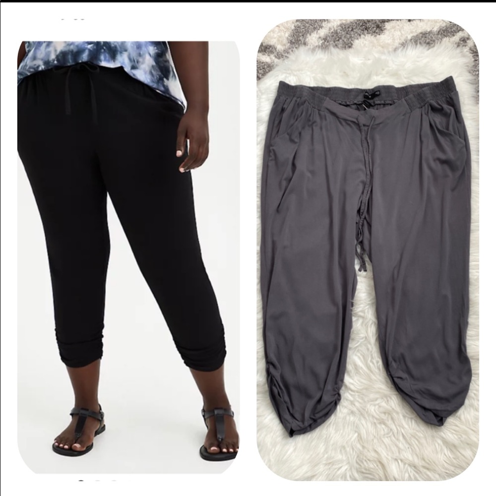 Women's Black Drawstring Pants